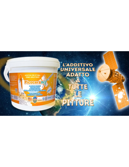 Picoceramix: additivo termoriflettente per superfici liscie Picoceramix: additivo termoriflettente per superfici liscie