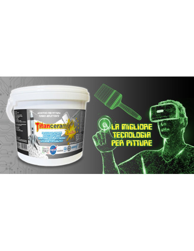 TitanceramiX – Additivo Termoriflettente contro formazione della muffa