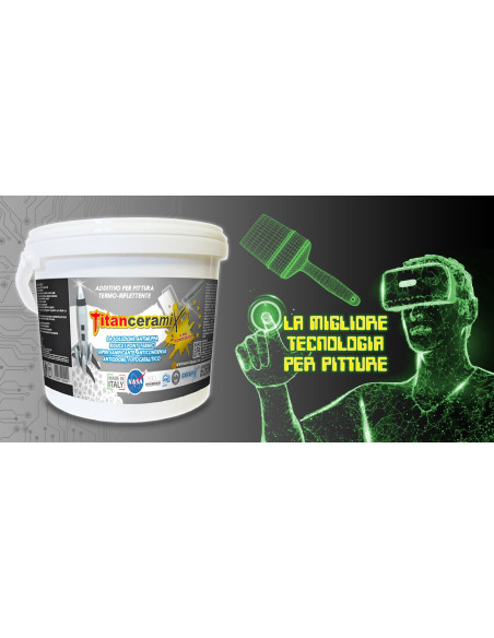 TitanceramiX – Additivo Termoriflettente contro formazione della muffa
