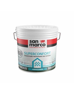 SUPERCONFORT idropittura traspirante per interni termoisolante e antimuffa