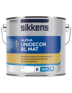 Smalto all'acqua opaco Sikkens - Alpha Unidecor BL Mat - Ediltermika in Home