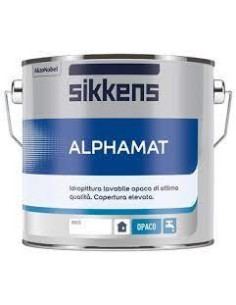 Idropittura lavabile opaca Sikkens – Alphamat - Ediltermika in Home