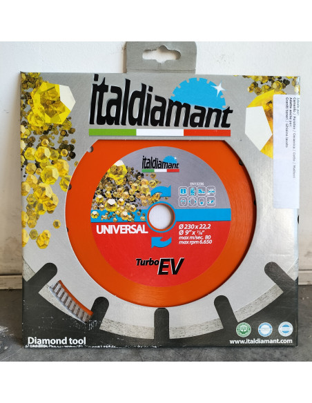 Disco Turbo EV Italdiamant – taglio universale premium