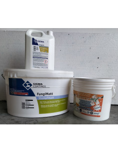 Kit completo per ambienti sani e protetti con Fungisol, Fungimat e Picoceramix