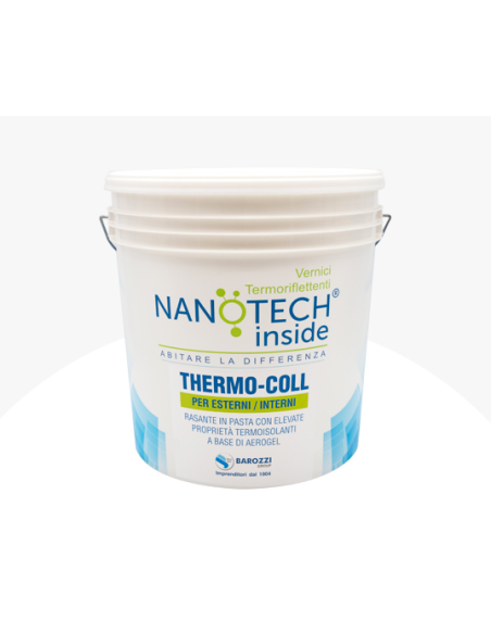 Rasante grana grossa in pasta Aerogel Barozzi per spallette–ThermoColl Rasante grana grossa in pasta Aerogel Barozzi per spallette–ThermoColl