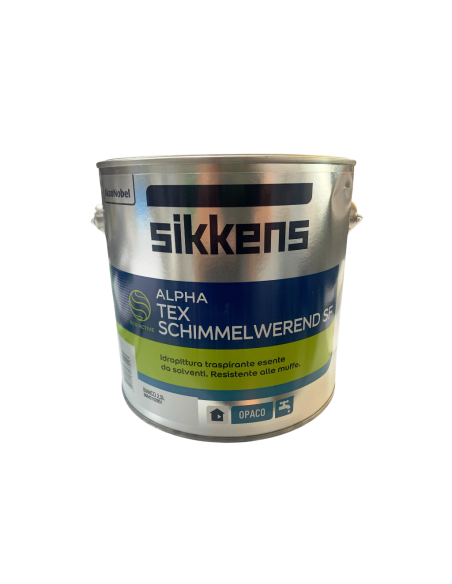 Confezione da 2.5 litri di alpha tex schimmelwered