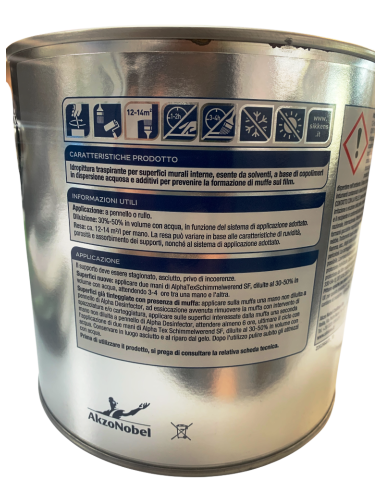 Etichetta alpha tex schimmelwered