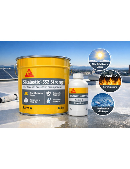 Sikalastic 552 Strong | Rivestimento protettivo riflettente