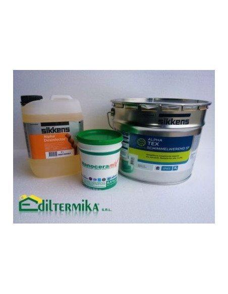 Kit CeramiX-Sikkens Grande: Nano + Schimmelwerend + Desinfector -