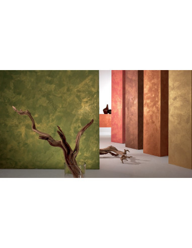 Finitura decorativa a base calce Oikos - Aureum -