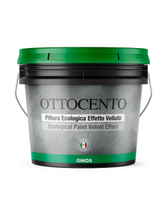 Pittura decorativa ecologica effetto velluto Oikos: Ottocento