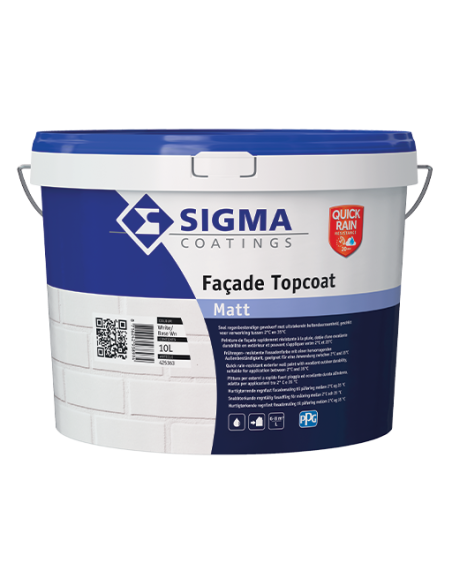 Pittura resistente agli agenti atmosferici Sigma - Façade Topcoat Matt