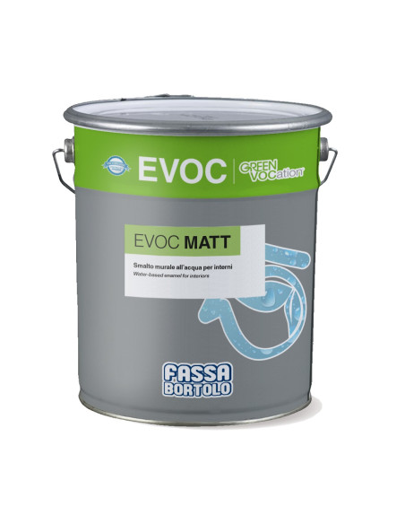 Smalto murale all’acqua opaco per interni Fassa Bortolo – Evoc Matt -