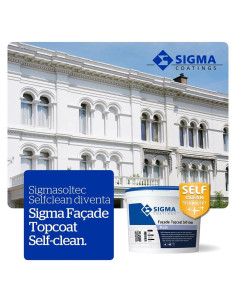 Pittura autopulente Sigma - Façade Topcoat Self-clean 2