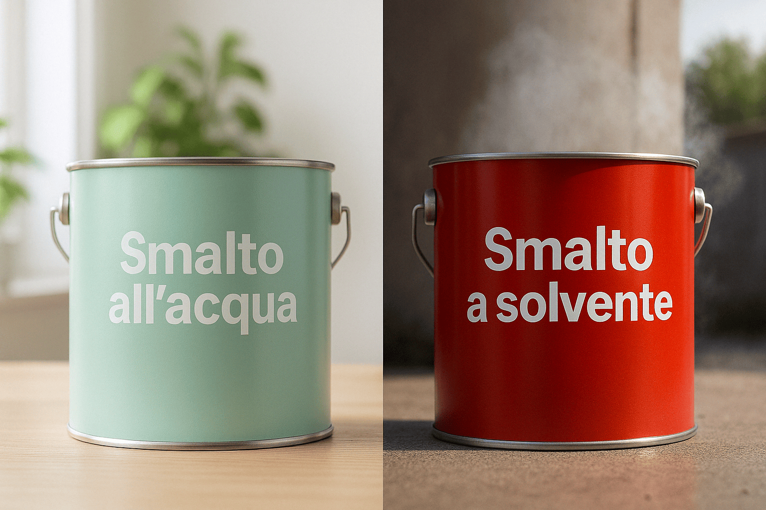 Smalti all'acqua vs smalti a solvente: differenze e utilizzi