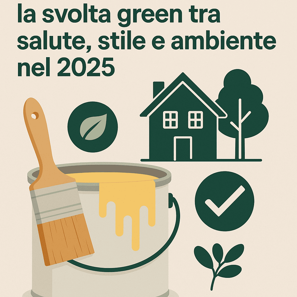 Zero-VOC e pitture naturali: la svolta green tra salute, stile e ambiente nel 2025