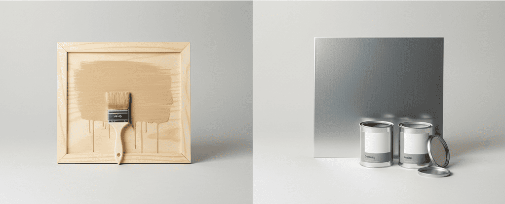 Vernici per legno e metallo: guida alla scelta tra impregnanti, smalti e finiture protettive